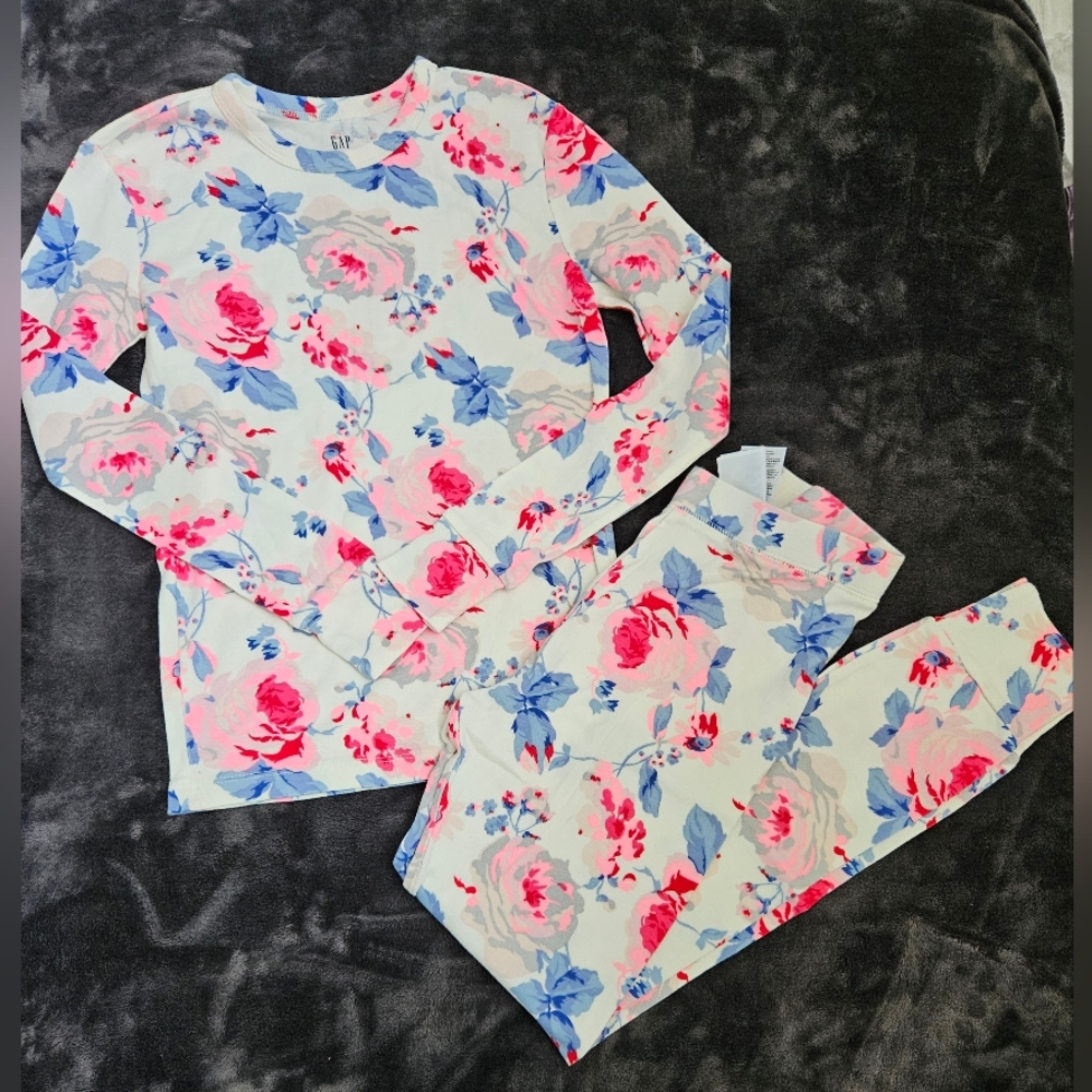 Gap Kids Girls 2 piece pajama set Size 12 EUC